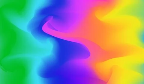 Abstract colorful wave fluid background wallpaper design vector Stock Illustration