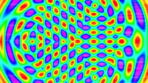 Abstract Colorful Wave Interference Pattern Motion Background Stock Footage 332563822