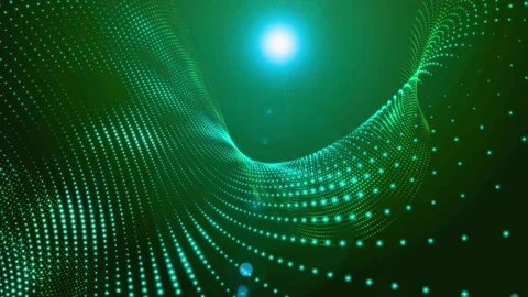Abstract colorful wave motion background 4k Stock-Footage 319076740