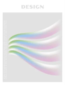 Abstract colorful wave pattern design. Vector illustration Illustrazione stock