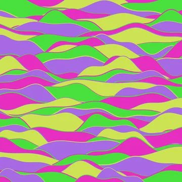 Abstract colorful wave pattern design with vibrant gradients 스톡 일러스트