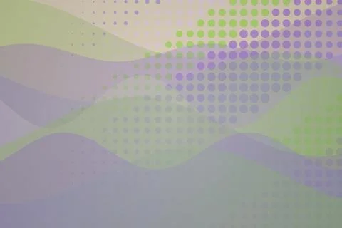 Abstract colorful wave pattern with dots and soft colors Stockfoto's