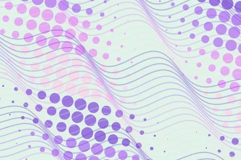Abstract colorful wave pattern with dots and lines Stock Photos