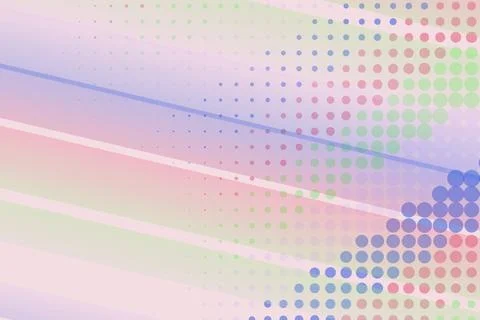 Abstract colorful wave pattern with dots and lines Stock Photos