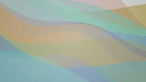 Abstract colorful wave pattern with soft pastel shades Stock-Illustration