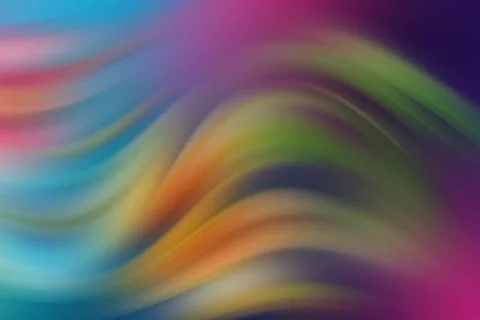 Abstract colorful wave pattern vibrant smooth blend Stock Illustration