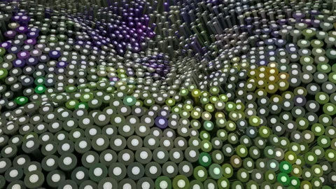 Abstract colorful waves. Video stock 106196838