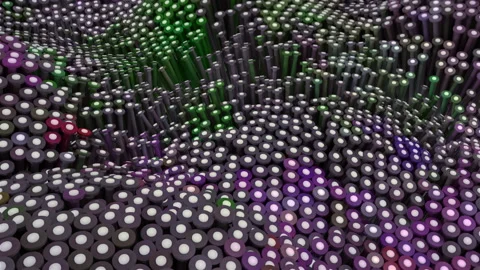 Abstract colorful waves. Stock Footage 106196922