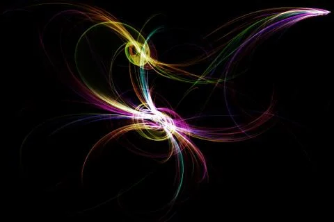 Abstract colorful waves 스톡 일러스트