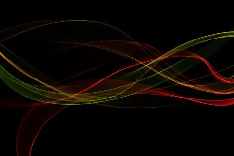 Abstract colorful waves Stock Illustration