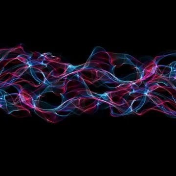 Abstract colorful waves Stock Illustration