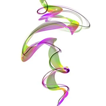 Abstract colorful waves Stock Illustration