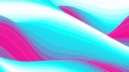 Abstract Colorful Wavy Background In Bright Rainbow Colors. Stock Footage
