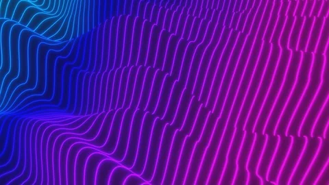 Abstract colorful wavy background in bright rainbow colors. Stock Footage 123729664