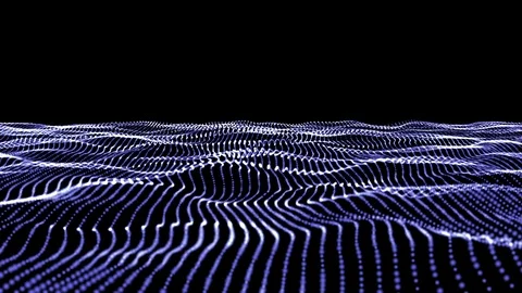 Abstract colorful wavy background Stock-Footage 97046361