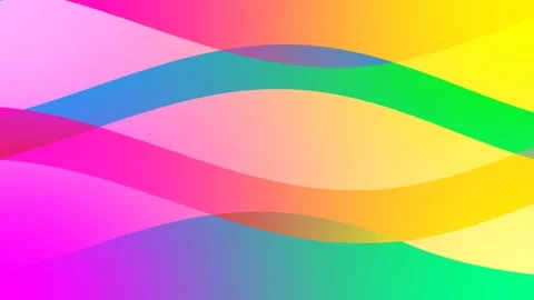 Abstract colorful Wavy background Stock Footage 158209372