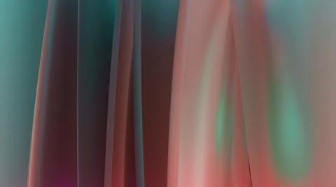 Abstract Colorful Wavy Background With Gradient Curved Lines Stock Illustration