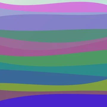 Abstract colorful wavy background with horizontal flowing layers in purple,.. 库存插图