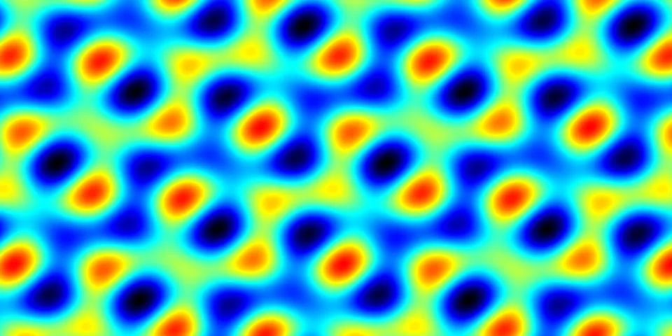 Abstract colorful wavy background pattern Stock Illustration