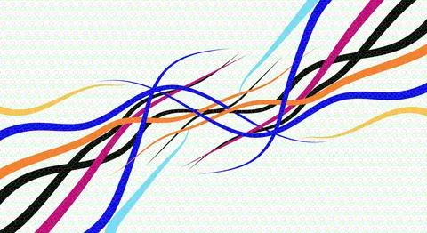 Abstract Colorful Wavy Diagonal Pattern Seamless Geometric Background With .. 스톡 일러스트