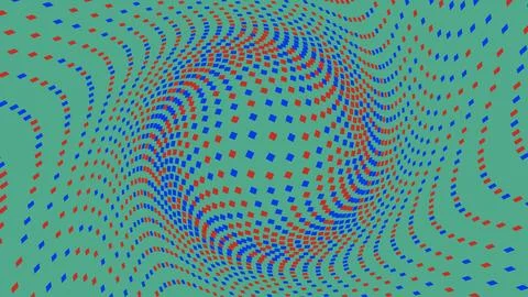 Abstract colorful wavy dot pattern texture イラスト素材