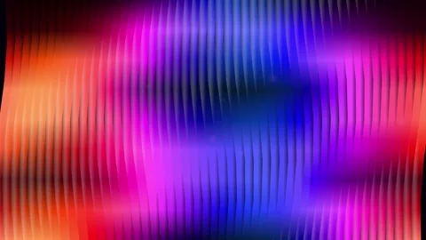 Abstract Colorful Wavy Line Background with Neon Gradient Glow Video stock 345592702