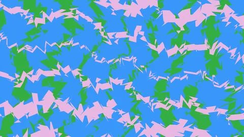Abstract colorful wavy line pattern in blue green and pink Stock Illustration