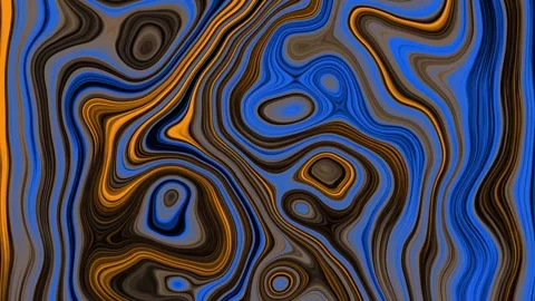 Abstract colorful wavy lines pattern background. Modern groovy art wallpaper Stock-Footage 305647795