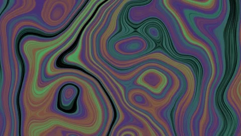 Abstract colorful wavy lines pattern background. Modern groovy art wallpaper Stock-Footage 309452067