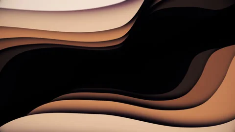 Abstract Colorful wavy loop background Stock Footage 145742120