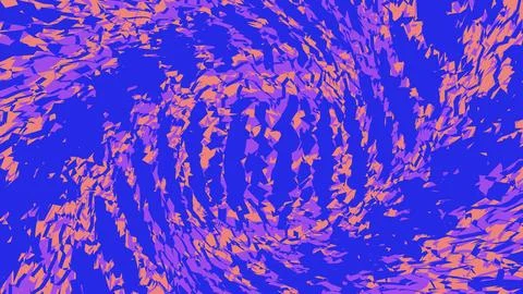 Abstract colorful wavy pattern with blue and orange texture Illustrazione stock