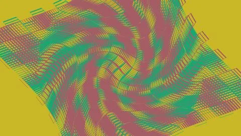Abstract colorful wavy pattern with digital glitch effect イラスト素材