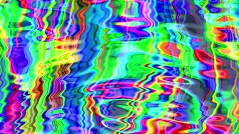 Abstract Colorful Wavy Pattern Stock Footage 289110409