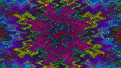 Abstract Colorful Wavy Pattern Stock Footage 289131883