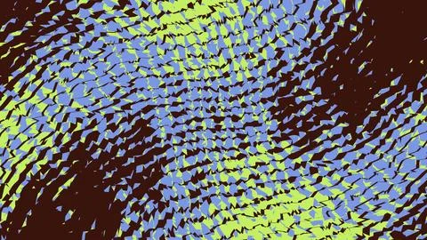 Abstract colorful wavy pattern with geometric shapes Stockillustratie