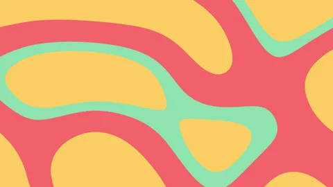 Abstract colorful wavy pattern with pastel hues for creative design Stock Footage 312986041