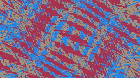 Abstract colorful wavy pattern with red and blue lines Illustrazione stock