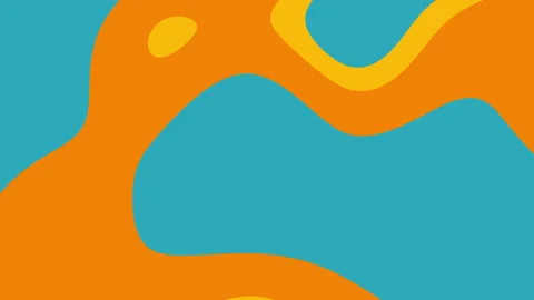 Abstract Colorful Wavy Shapes Pattern for Creative Design Projects Stock Footage 312986442