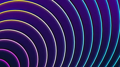 Abstract colorful wavy tech background Video stock 155481688