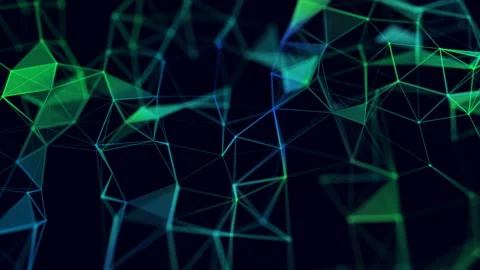 Abstract colorful web tech background. Loopable geometric motion graphics. Stock Footage 140148187