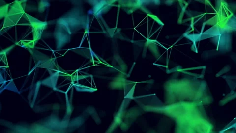 Abstract colorful web tech background. Loopable geometric motion graphics. Stock Footage 140148789