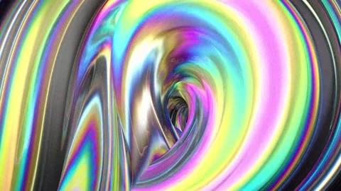 Abstract colorful whimsical infinity animation. 3D loop animation background. Stock Footage 239347673