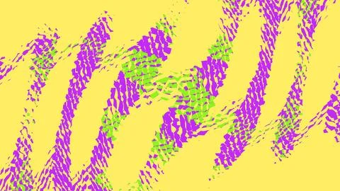 Abstract colorful zebra pattern in yellow purple and green Illustrazione stock