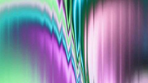 Abstract Colorful Zigzag Pattern Blurred Background in Teal Purple and Green Stock Illustration