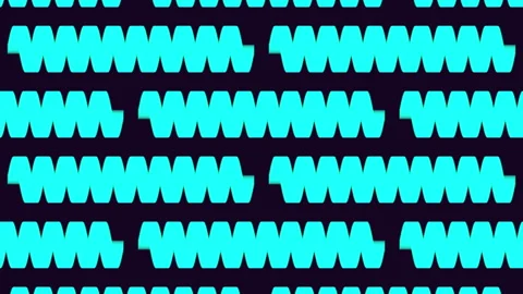 Abstract colorful zigzag pattern Stock Footage 230064304