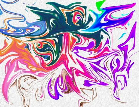 Abstract colorfull liquid paint effect high resolution texture background Illustrazione stock