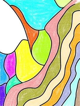 Abstract Colorfull Pattern Stock Illustration