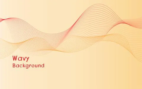 Abstract colorfull wave element for design. Stylized line art background. Vec 스톡 일러스트