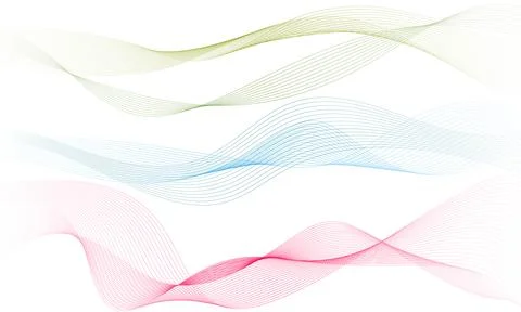 Abstract colorfull wave element for design. Digital frequency track equaliz.. Stock Illustration