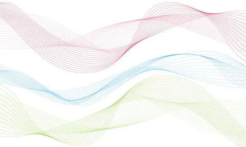 Abstract colorfull wave element for design. Digital frequency track equaliz.. Illustrazione stock